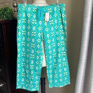 All For Color Capri PJ pants women’s medium NWT